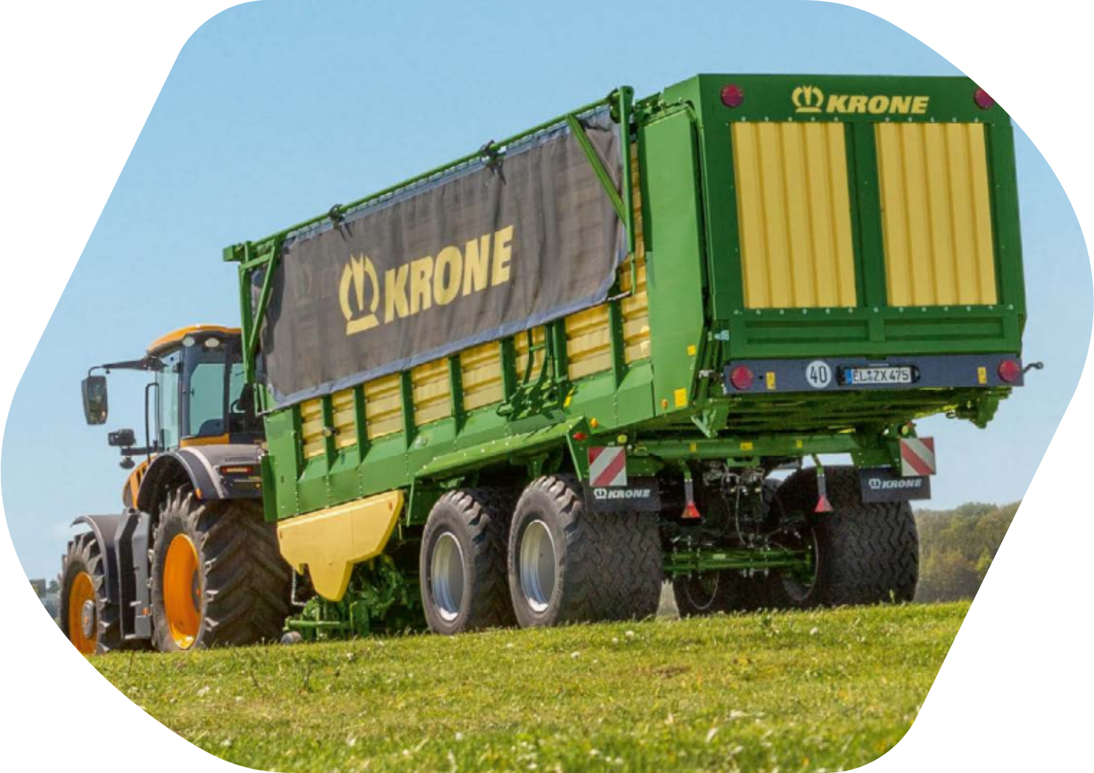 Sběrací vozy a vozy na přepravu řezanky ZX