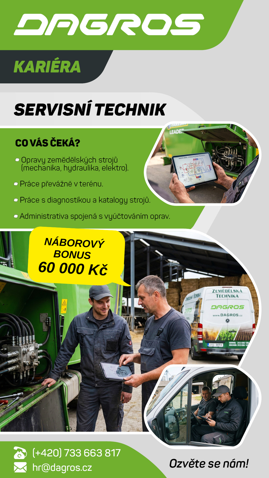 Servisní technik Bohdašín