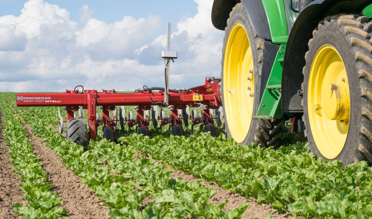 Mechanický řádkový kypřič plodin VIBRO CROP INTELLI