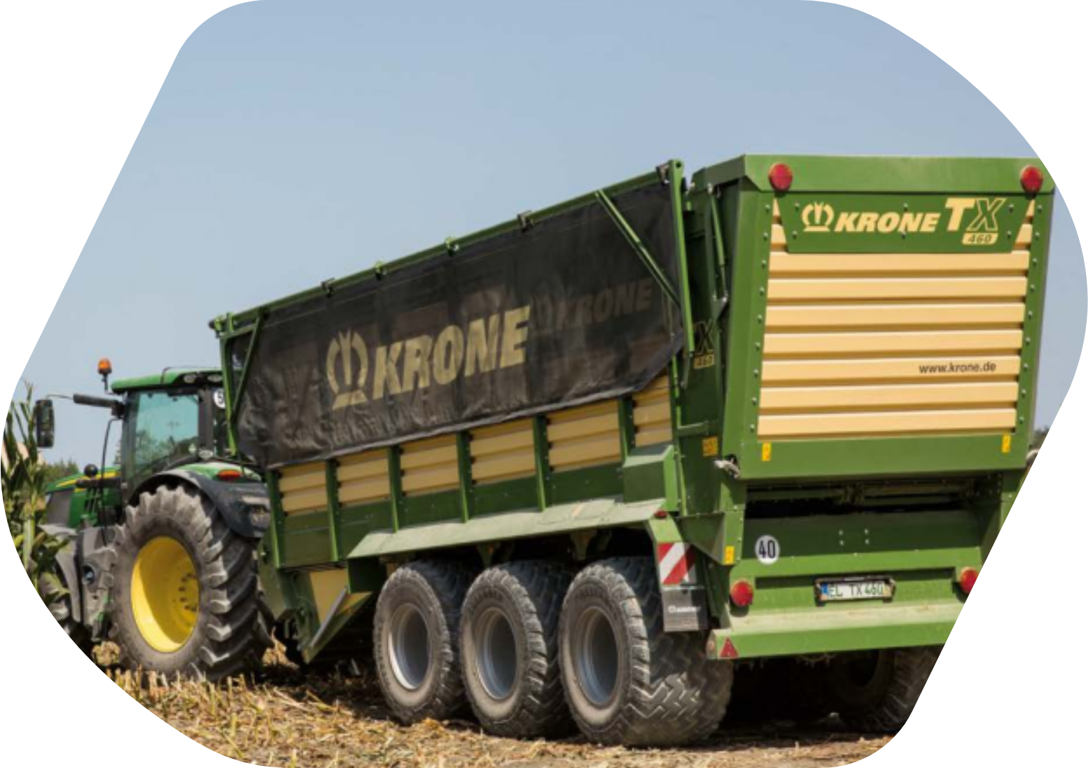 Vozy na přepravu řezanky TX