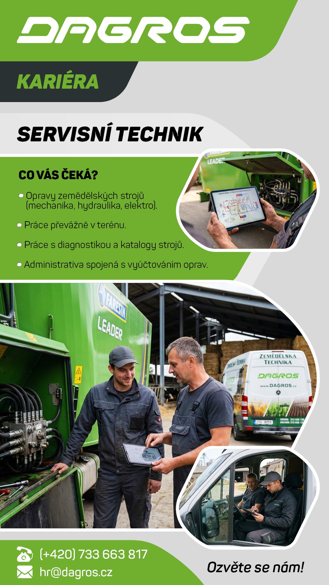 Servisní technik Bohdašín