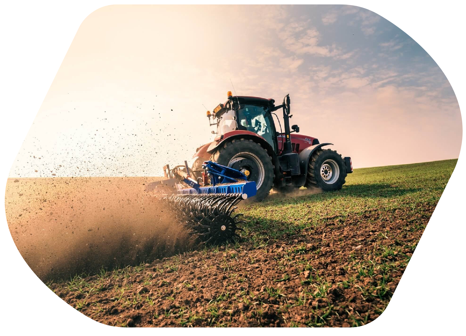 Traktor s rotačními plečkami GST Traktor s rotačními plečkami GST