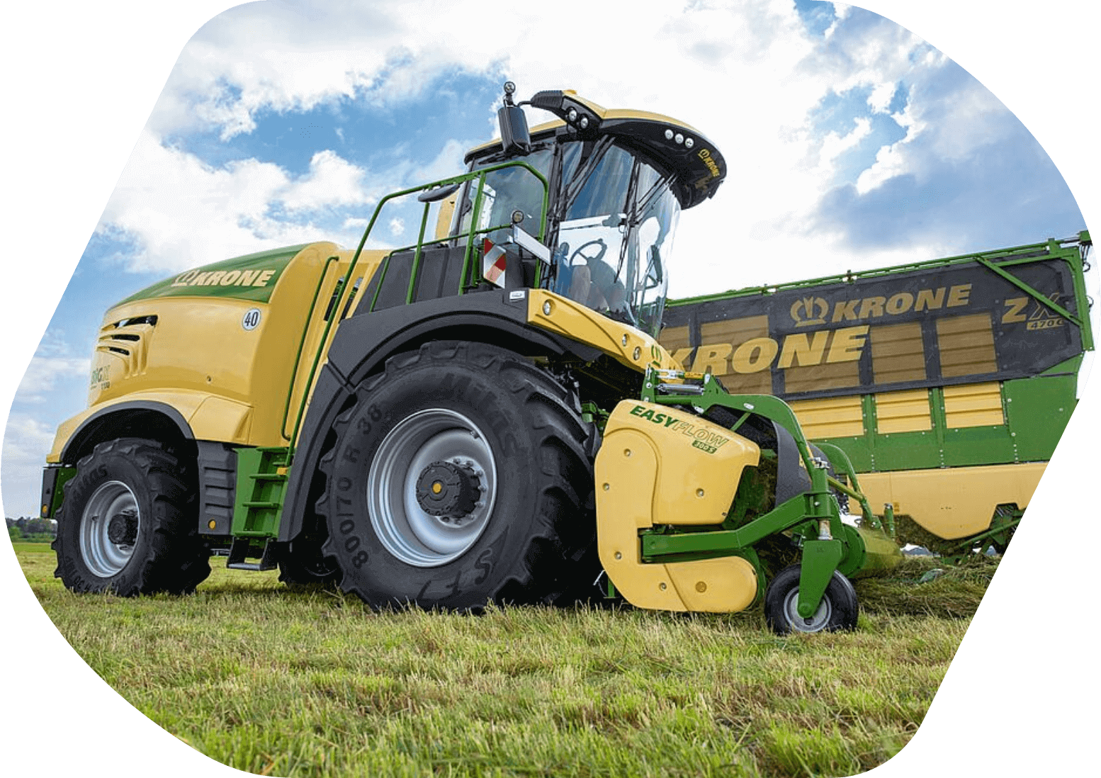 Samojízdná sklízecí řezačka BiG X 680 · 780 · 880 · 980 · 1080 · 1180